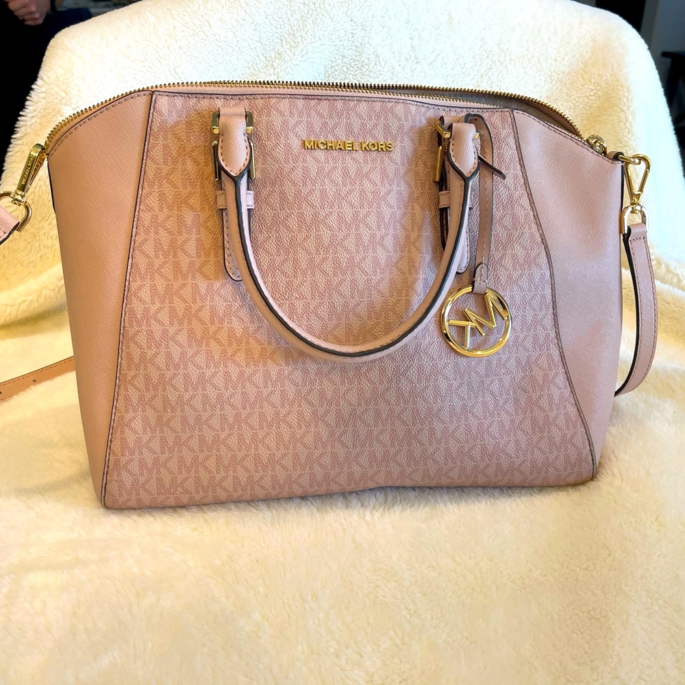 Michael Kors light pink purse